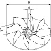 Крыльчатка (рабочее колесо) аспирации Станковита (Россия) УП-3000